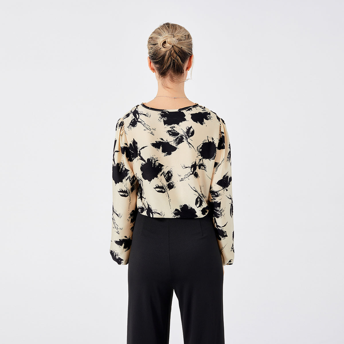 Mélodie | Blouse Élégante avec Imprimé Chic et Confort Optimal pour Femmes