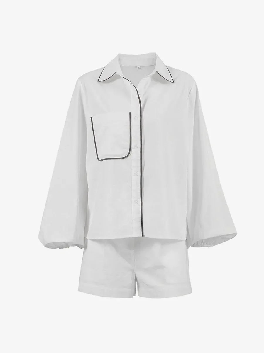 Léona | Ensemble avec Tissus Doux et Design Élégant pour Femmes