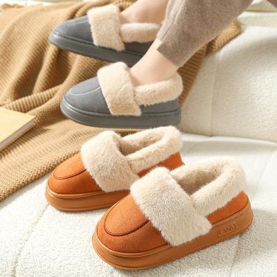 Lucinida - Chaussons pelucheux confortables et élégants pour dames