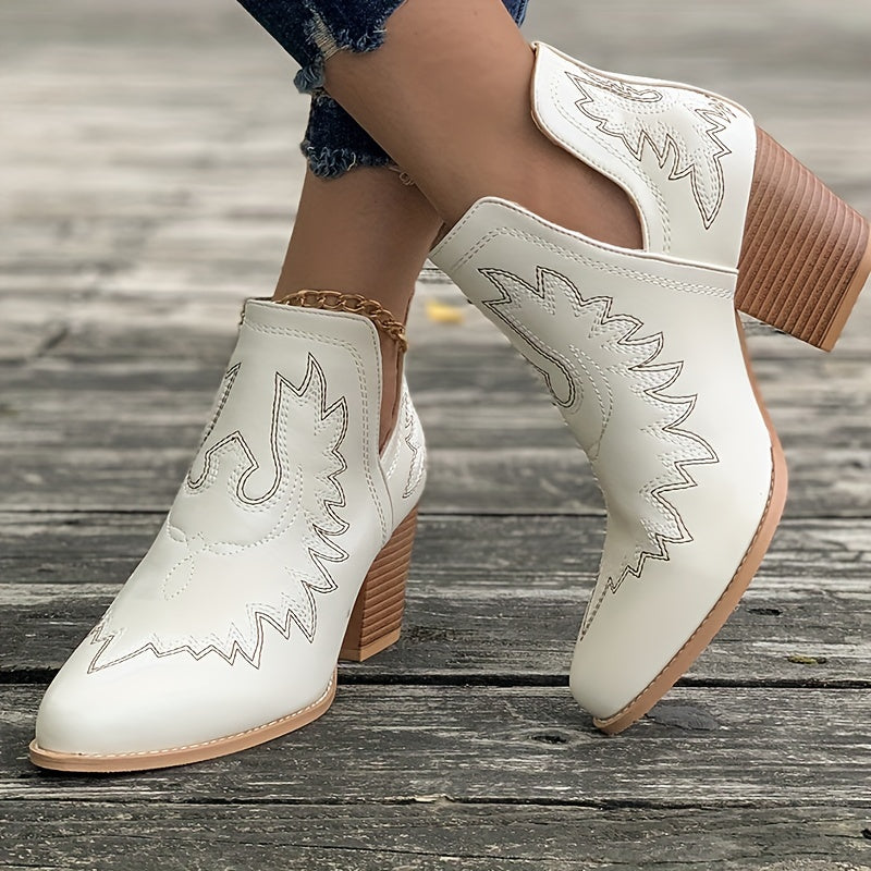 RetroVibe | Bottines à talon aiguille pour femmes
