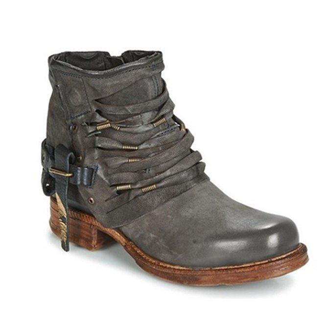 Steinunn | Bottes en cuir rétro pour femmes