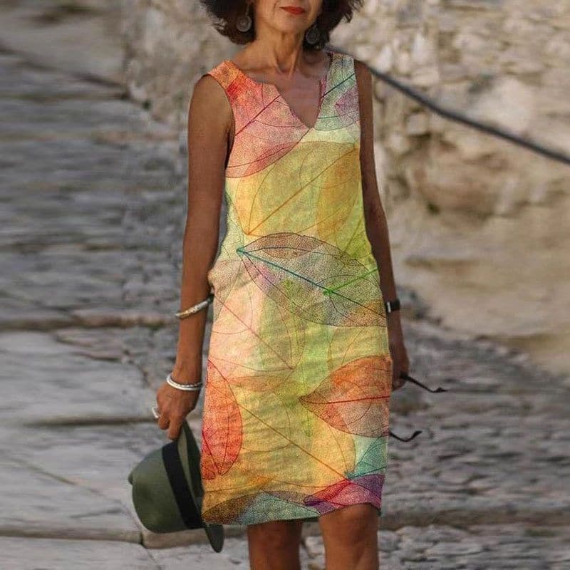 Julie - Robe de créateur avec de beaux motifs