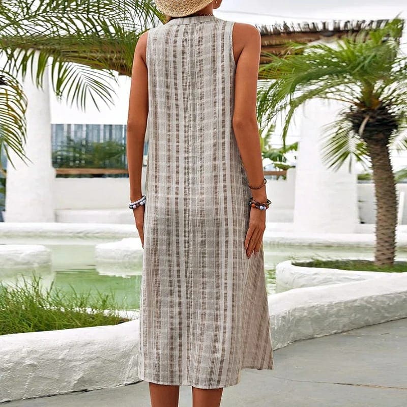 Morgane - Élégante Robe Longue avec Poches Latérales