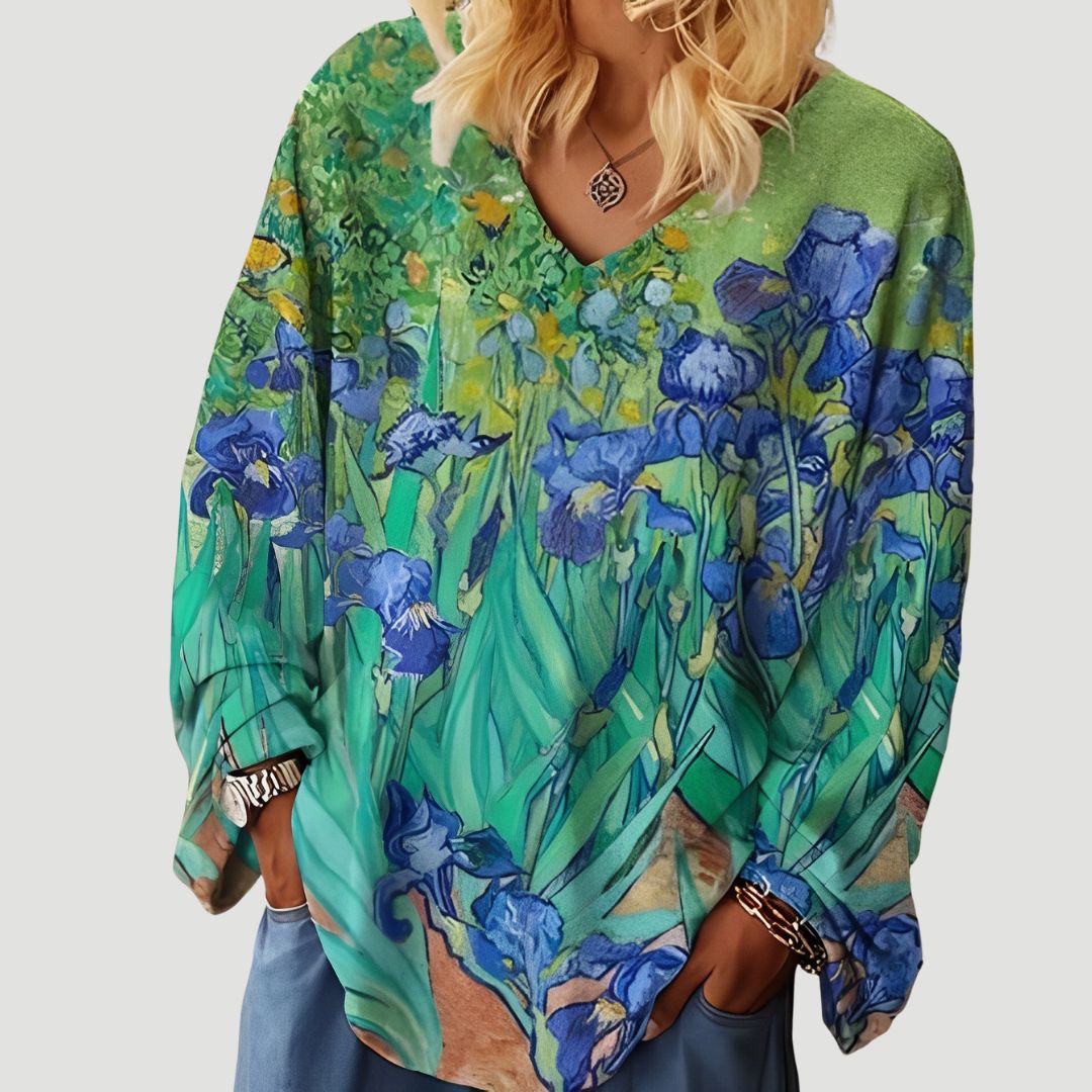 Lunaire | Chemise avec Imprimé Artistique et Confort Optimal pour Femmes