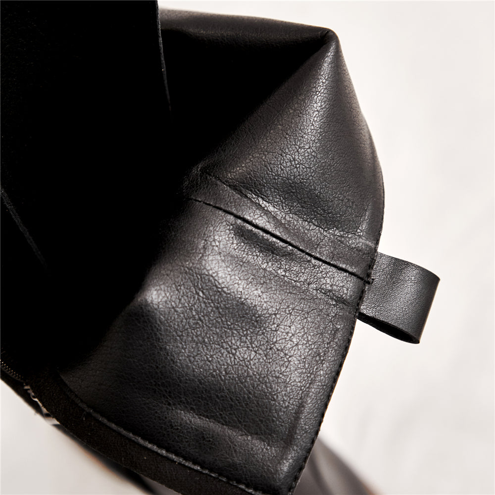 Nora | Bottes robustes en cuir pour femmes