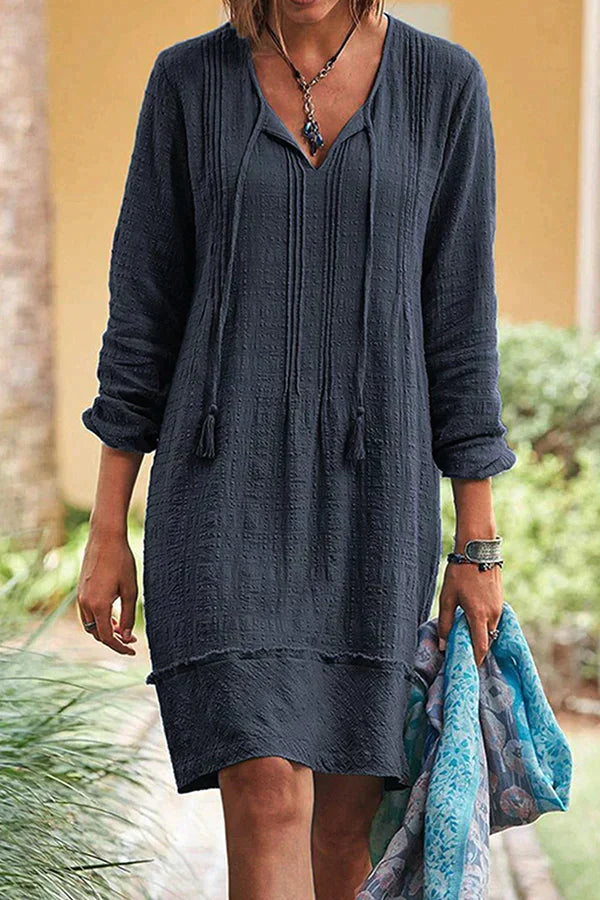 Léonie | Robe d'été avec Tissus de Haute Qualité et Motifs Uniques pour Femmes