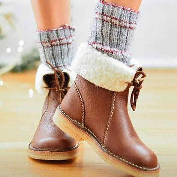Soleil | Bottes avec Doublure en Polaire et Semelle Antidérapante pour Femmes