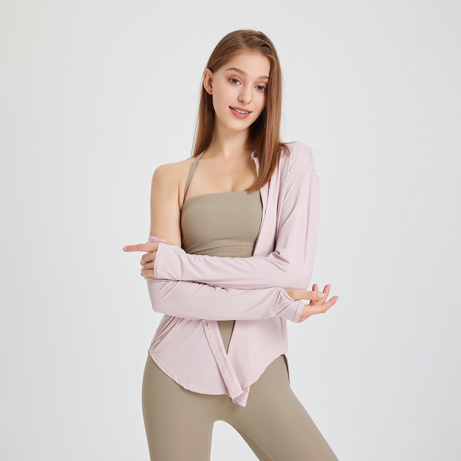 Lunaire | Blouse d'entraînement avec Matériaux Respirants et Élégance Contemporaine pour Femmes