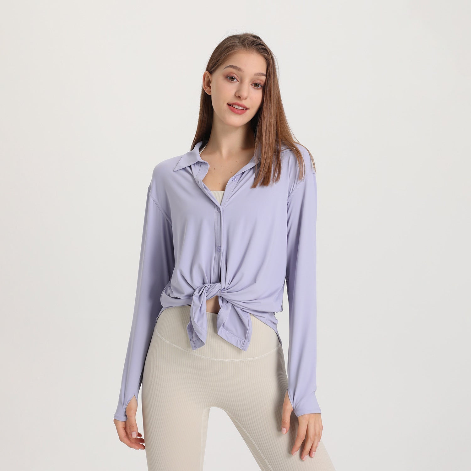 Lunaire | Blouse d'entraînement avec Matériaux Respirants et Élégance Contemporaine pour Femmes