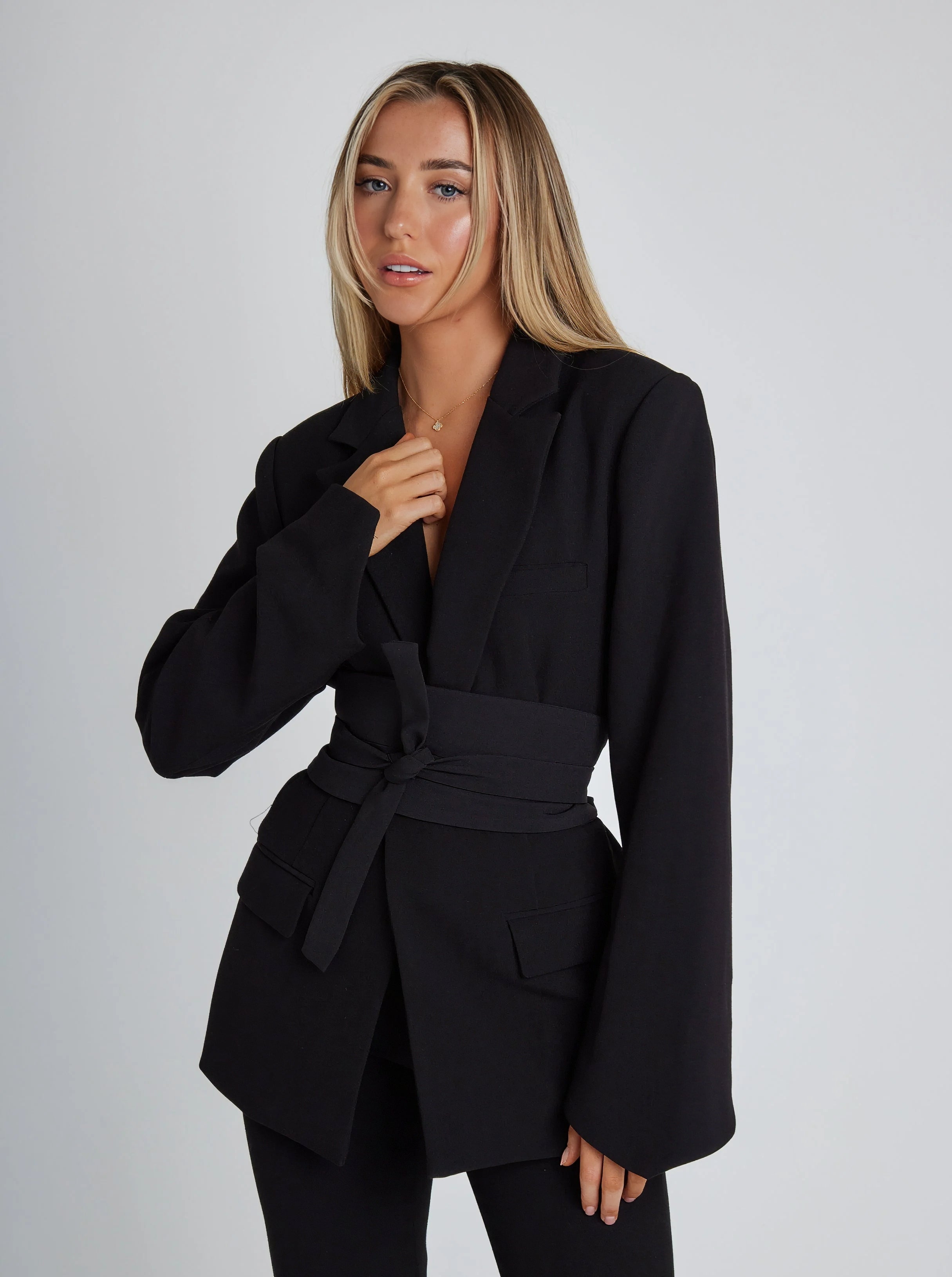 Malendi | Blazer avec Coupe Ajustée et Taille Fine pour Femmes