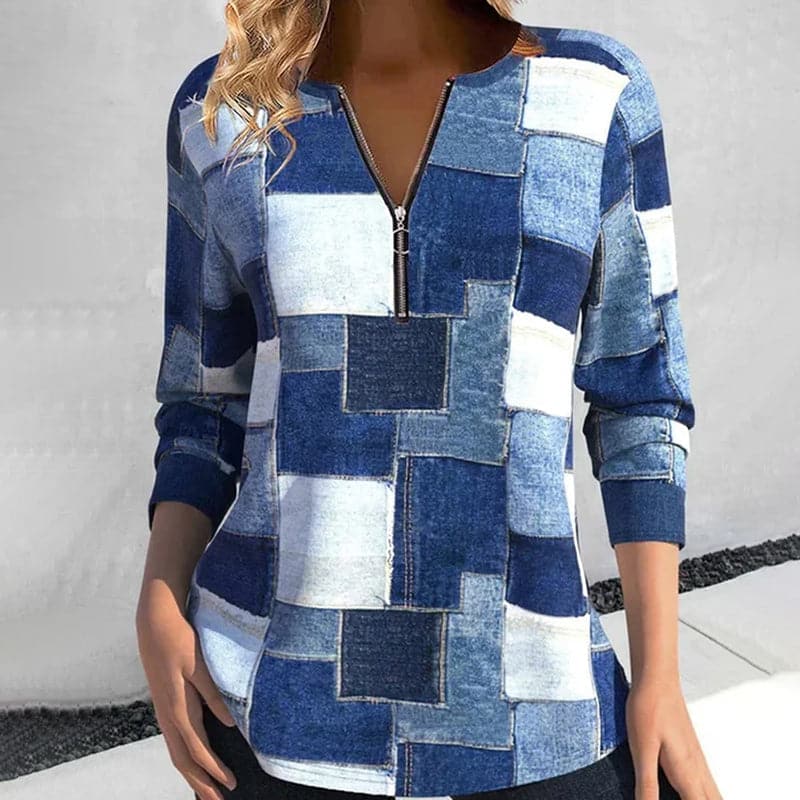 Ida - La blouse vintage à carreaux