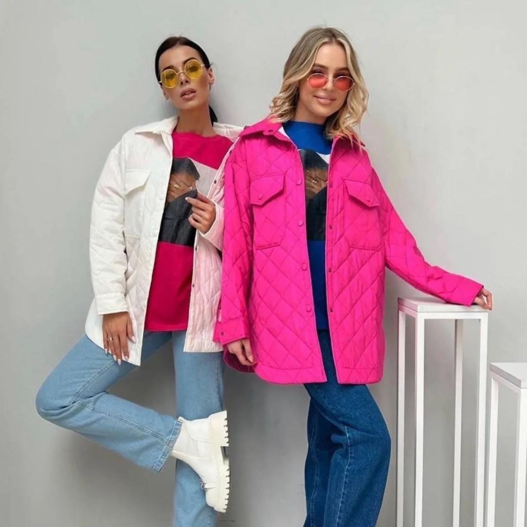 Luna | Veste Matelassée avec Style Élégant et Poches Pratiques pour Femmes
