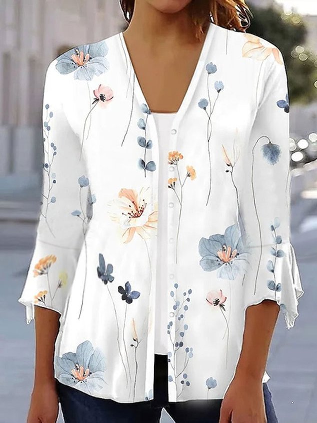 Marta - Kimono ample et décontracté à imprimé floral