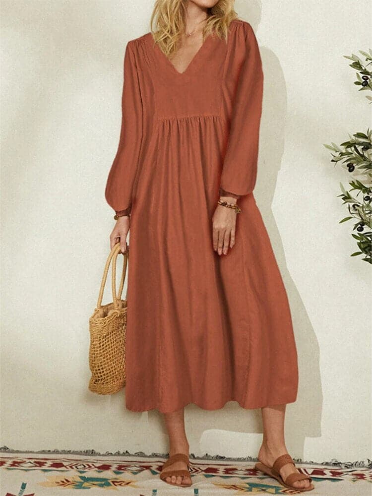 Ellen - Élégante robe maxi pour l'été