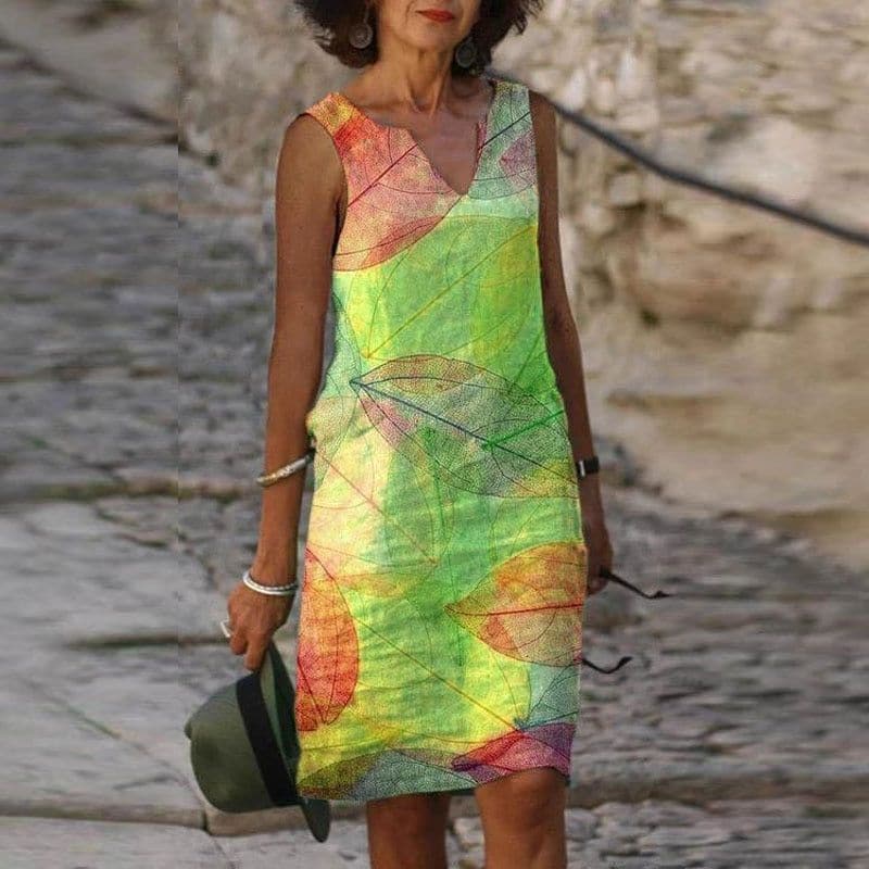 Julie - Robe de créateur avec de beaux motifs