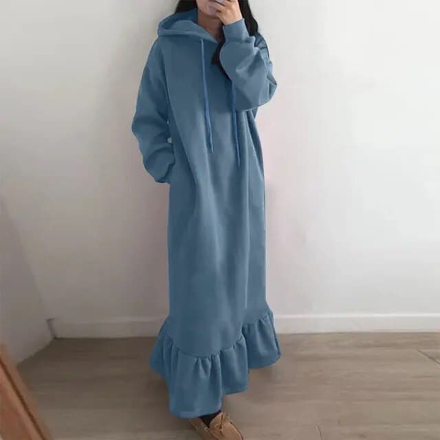 Gundula - Robe longue ample en finition de haute qualité