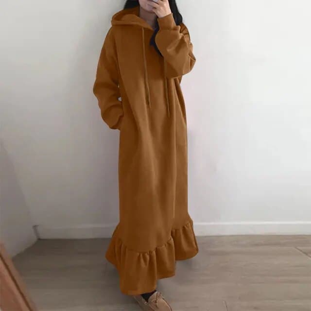 Gundula - Robe longue ample en finition de haute qualité