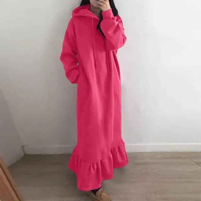 Gundula - Robe longue ample en finition de haute qualité