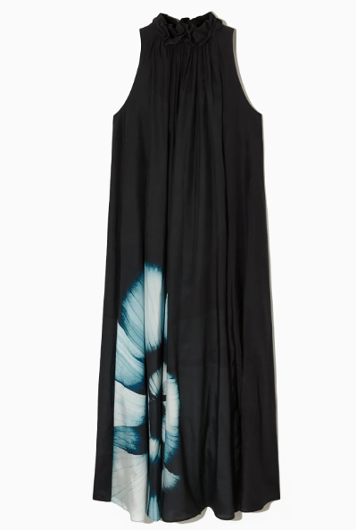 Léonie | Robe en Soie avec Motifs Floraux et Élégance Féminine pour Femmes