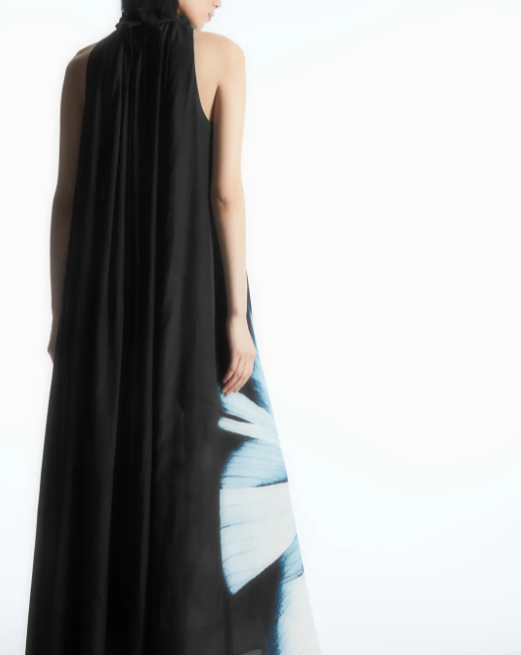 Léonie | Robe en Soie avec Motifs Floraux et Élégance Féminine pour Femmes
