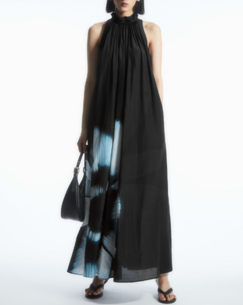 Léonie | Robe en Soie avec Motifs Floraux et Élégance Féminine pour Femmes