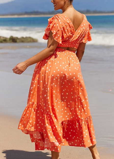 Robe imprimée à pois Poka par "Day on The Beach"