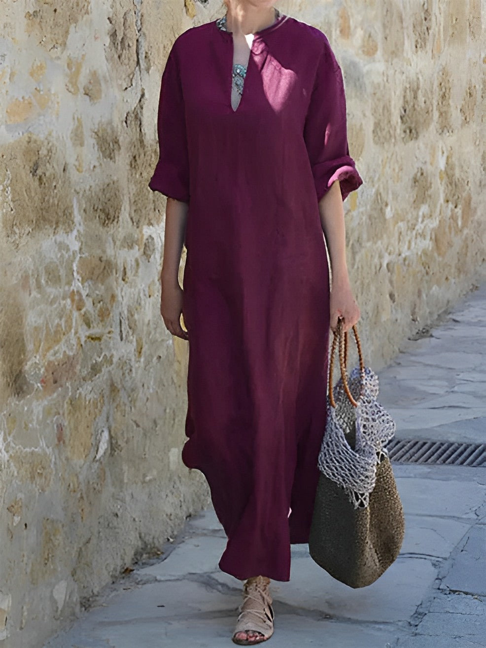 Livia | Robe Maxi avec Confort Optimal et Style Éternel pour Femmes