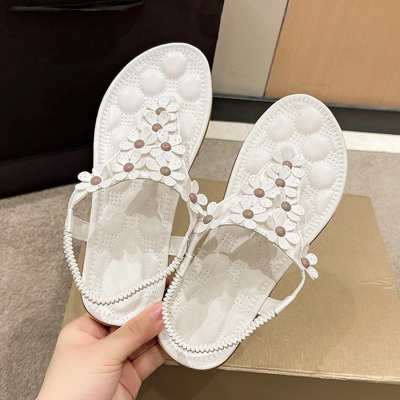 Sun | Floral Comfort Sandales orthopédiques pour un confort ultime