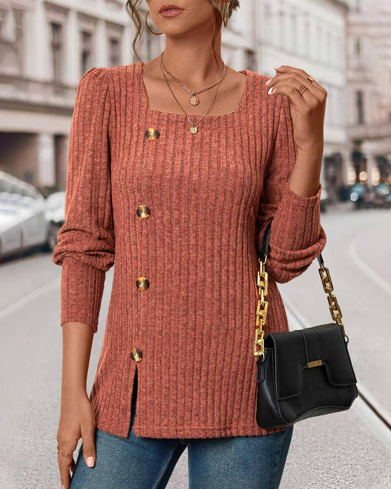 Lila | Haut en tricot élégant avec Design intemporel et Confort optimal pour Femmes
