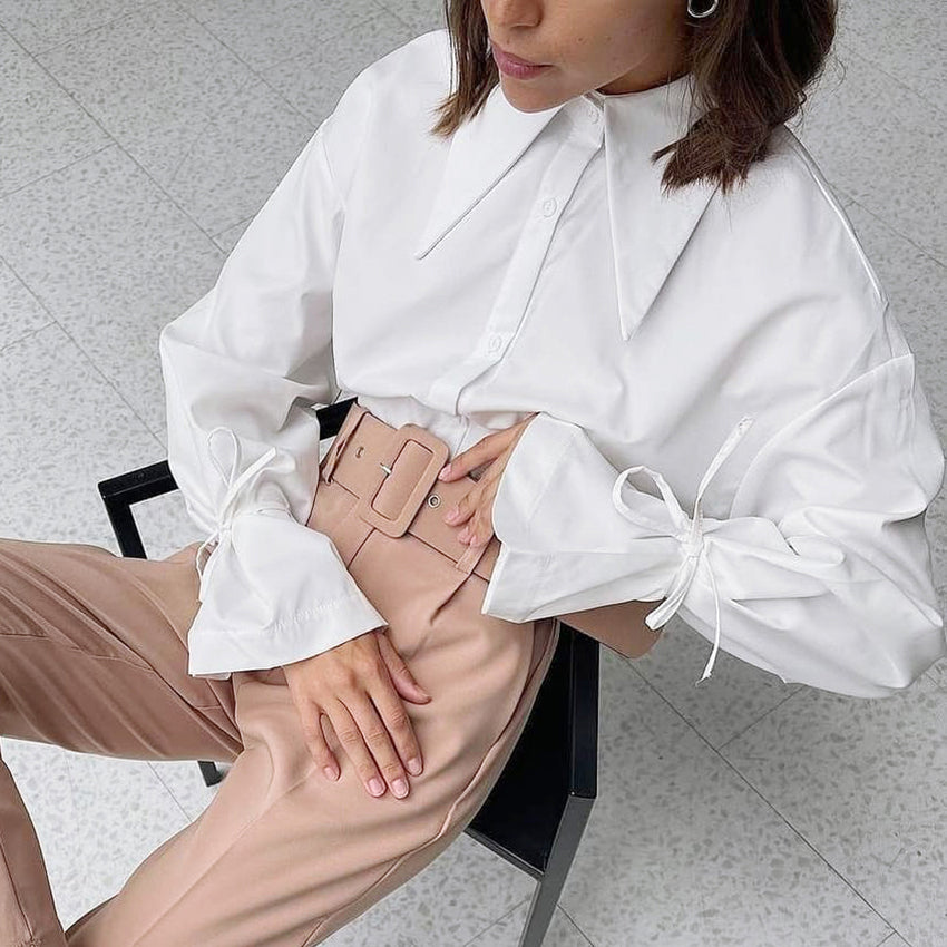 Séréna | Chemisier avec Tissu Luxueux et Élégance Décontractée pour Femmes