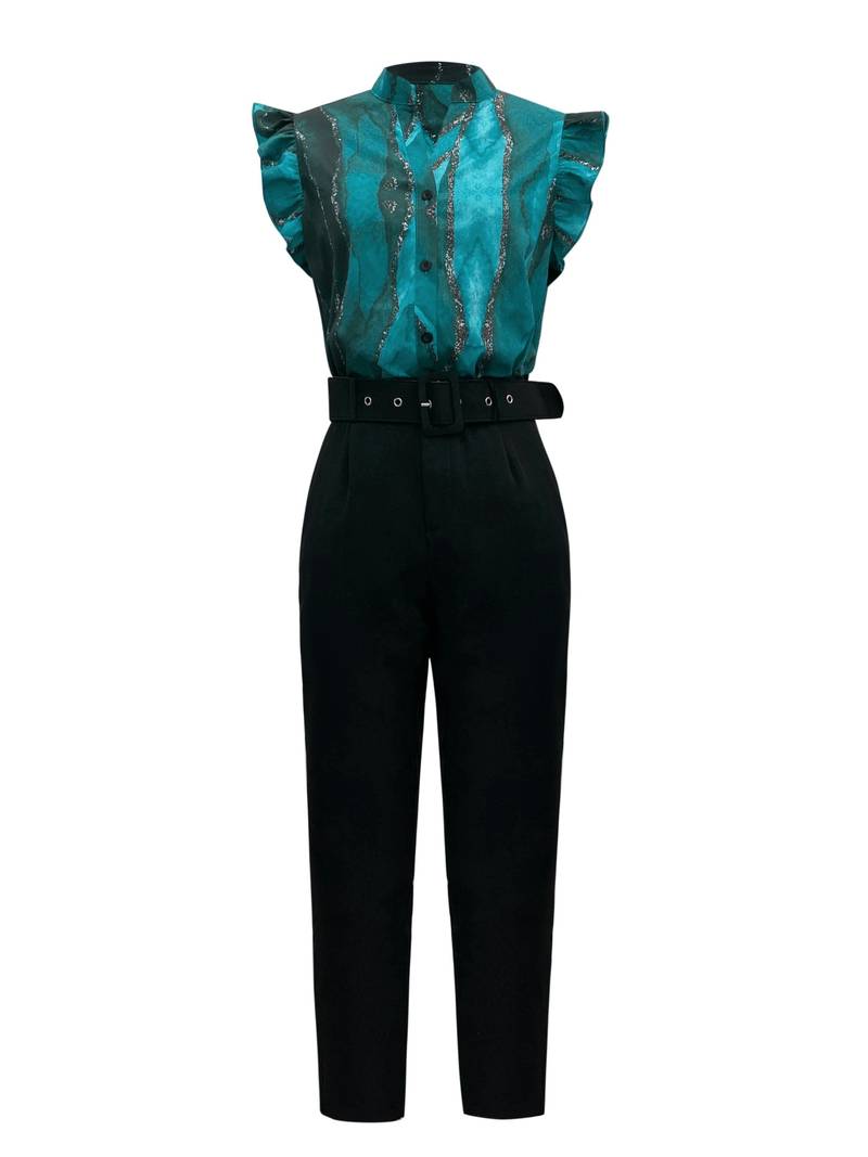 Isadora | Ensemble Pantalon et Chemisier avec Tissu Doux et Élégant pour Femmes