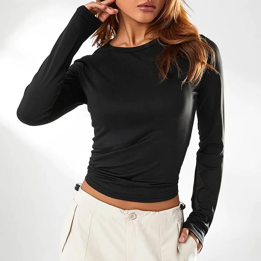 Celestia | Chemise à manches longues avec Tissu Doux et Coupe Épousant la Silhouette pour Femmes