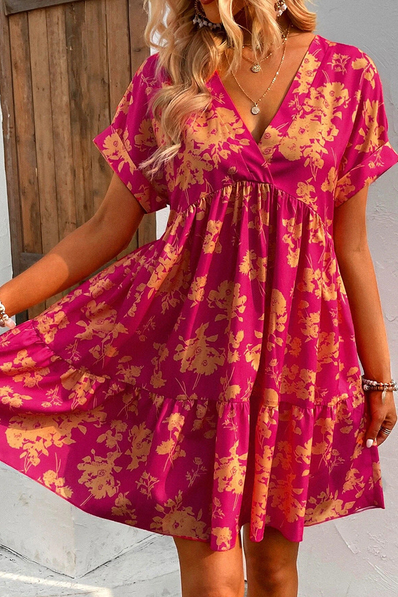 Clara | Robe d'été avec Tissu Léger et Imprimé Floral pour Femmes