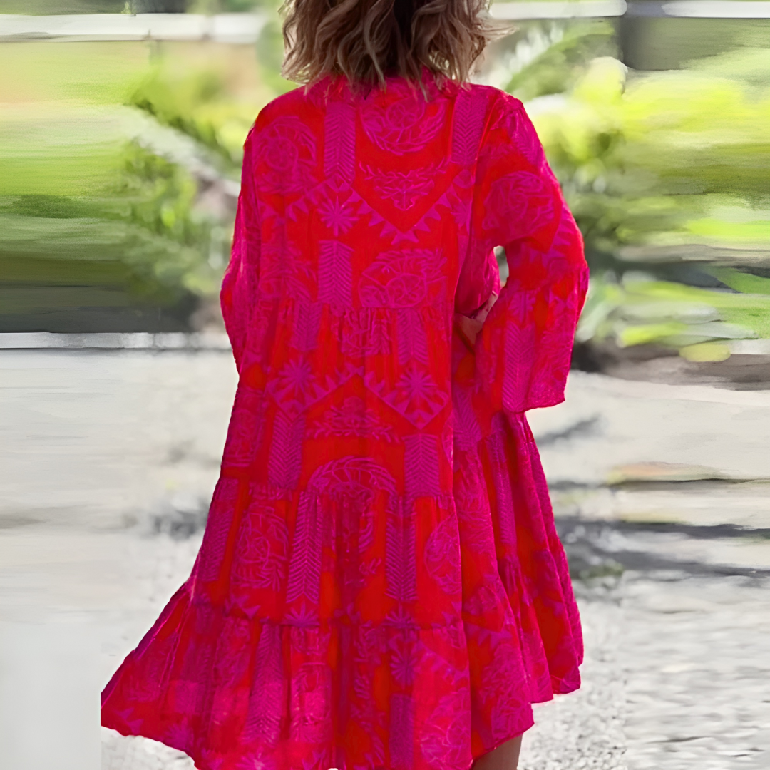 Soleil | Robe avec Tissu Léger et Design Flatteur pour Femme