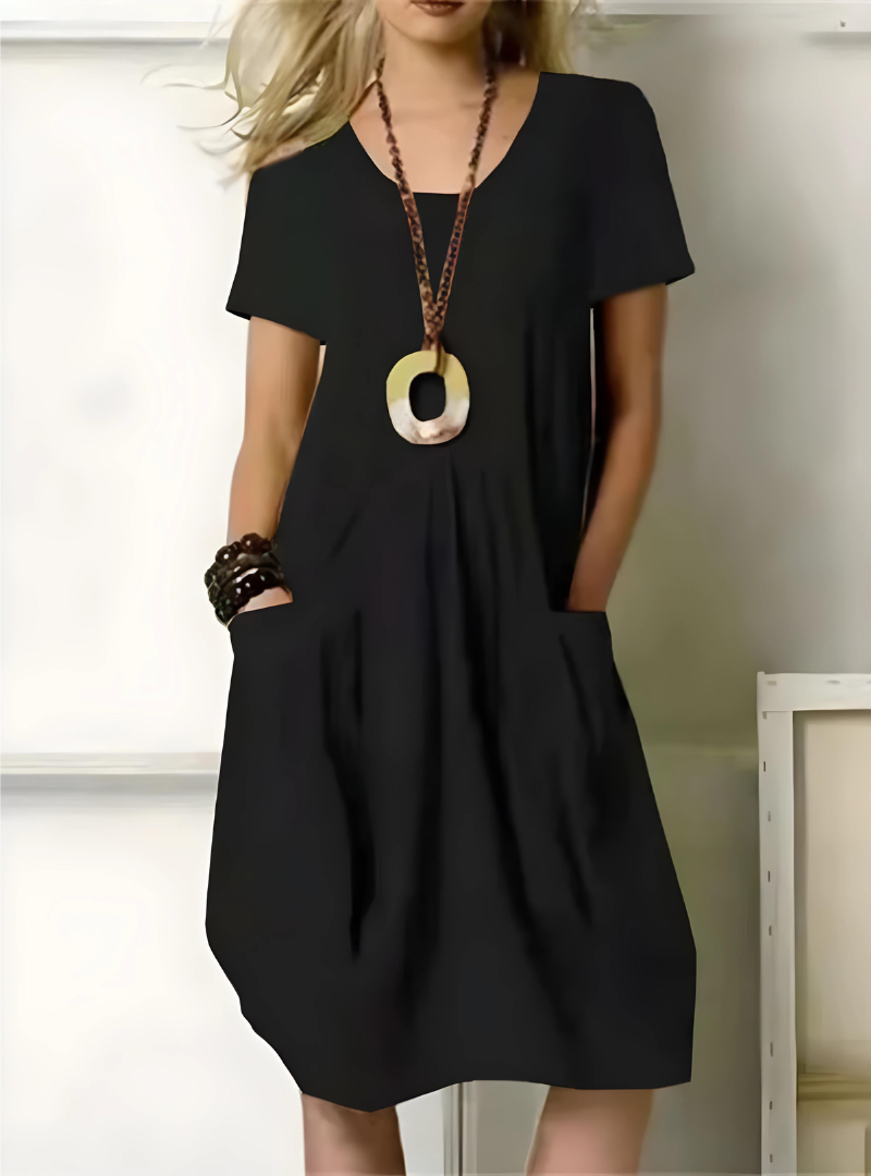 Léonore | Robe élégante avec Confort et Poches pour Femmes Modernes
