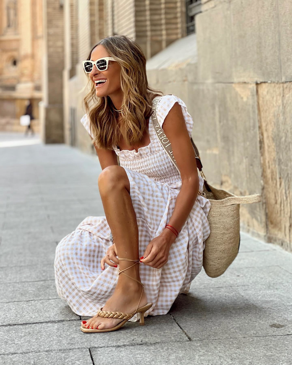 Léonie | Robe d'Été avec Coupe Flatteuse et Détails Élégants pour Femmes