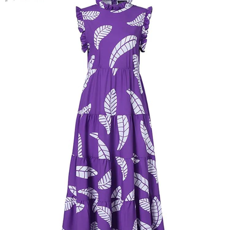 Léonie | Robe Maxi avec Tissu Doux et Imprimé Floral pour Femmes