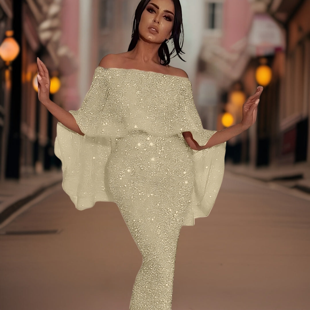 Elysia | Robe de soirée avec Silhouette A-ligne et Tissu de Haute Qualité pour Femmes