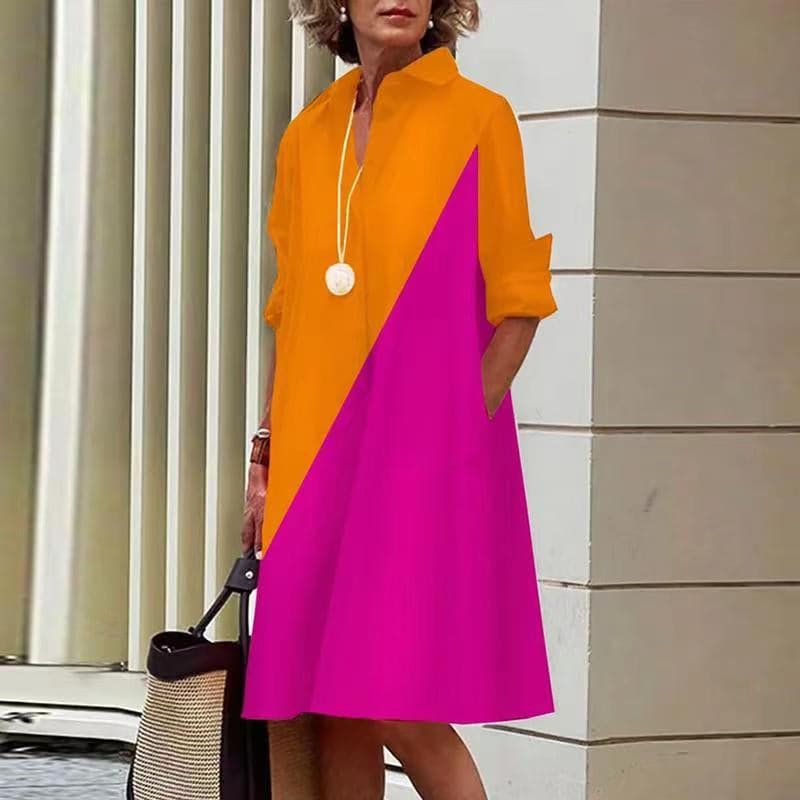 Jonna - Magnifique robe chemisier ample pour les journées chaudes