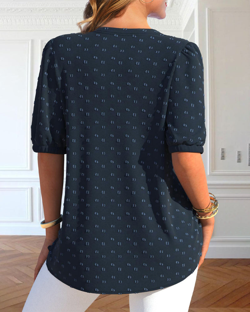 Séréna | Blouse avec Design Élégant et Encolure en V pour Femmes