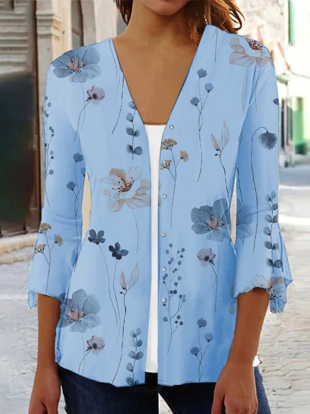 Marta - Kimono ample et décontracté à imprimé floral