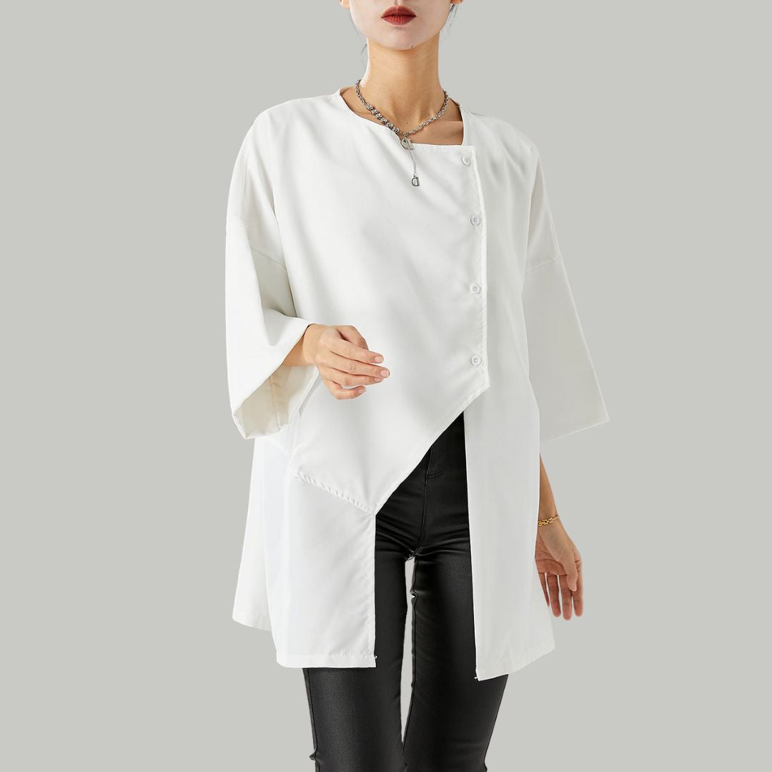 Lunaire | Blouse Asymétrique avec Design Unique et Confort Optimal pour Femmes