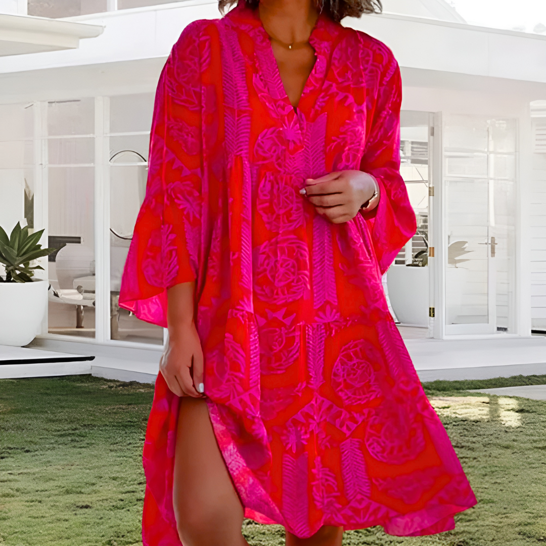 Soleil | Robe avec Tissu Léger et Design Flatteur pour Femme
