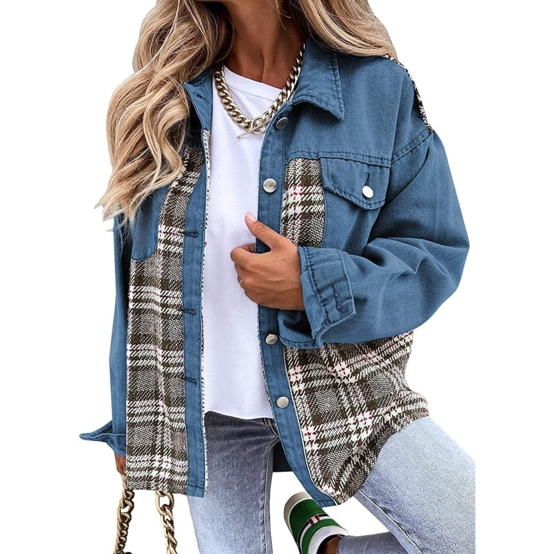 Sélène | Veste en jean avec Style Élégant et Confort Optimal pour Femmes