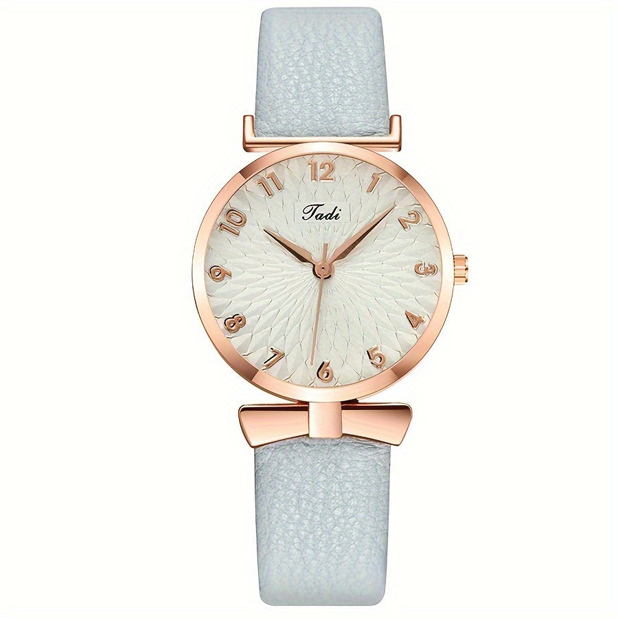Lunaire | Montre avec Cadran Décontracté et Bracelet en Cuir PU pour Femmes