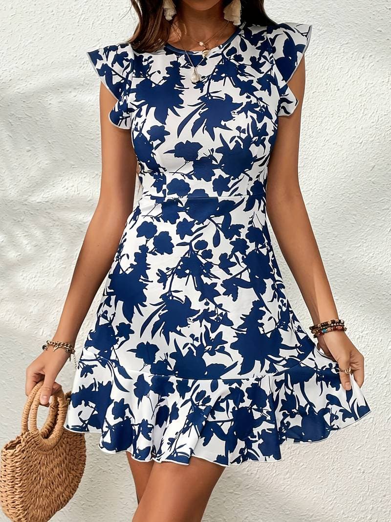 Kara - Robe fleurie coupe moderne