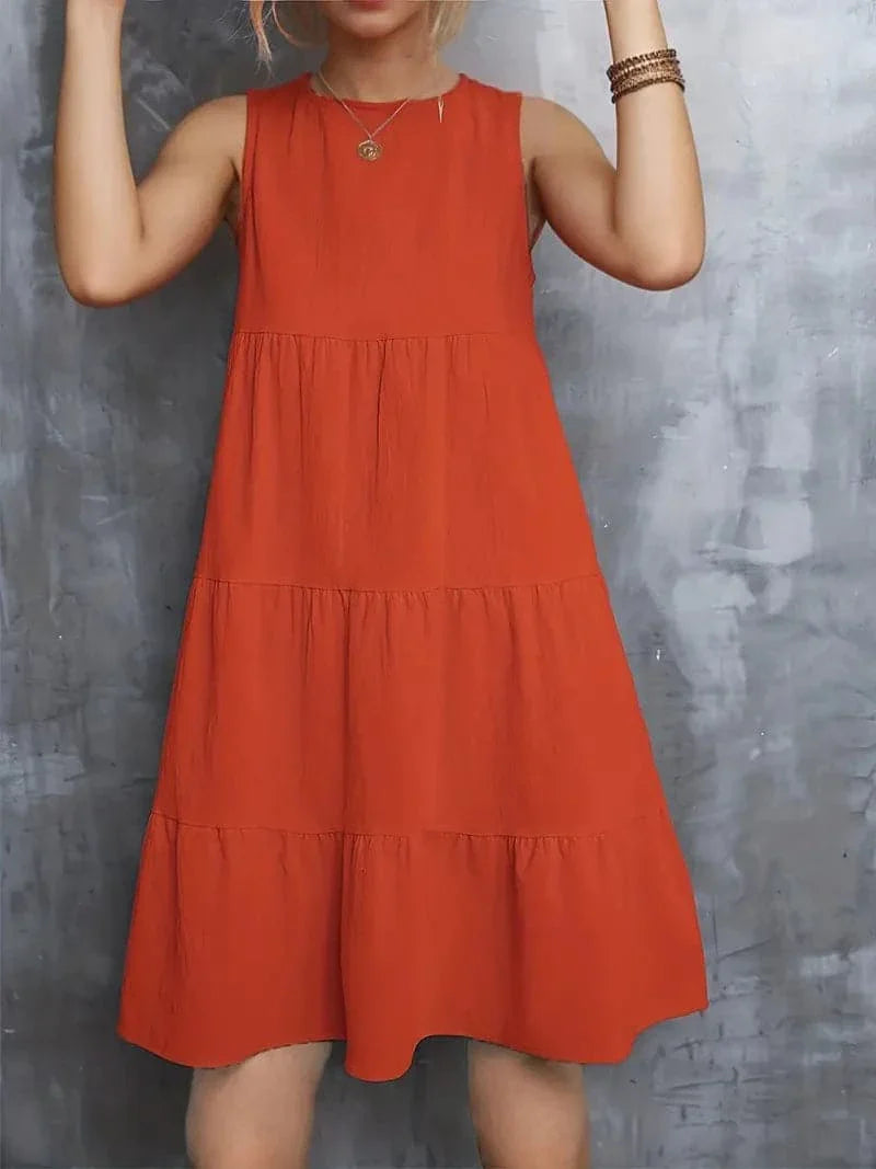 Luisa - Robe ample à col rond