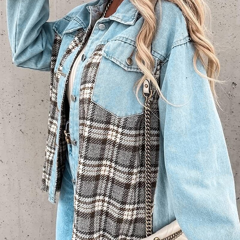 Sélène | Veste en jean avec Style Élégant et Confort Optimal pour Femmes