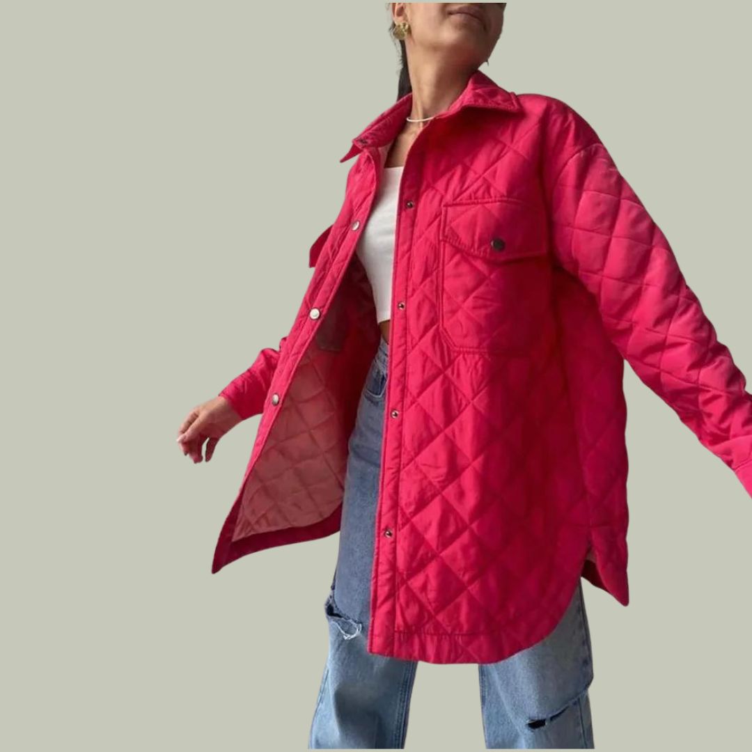Luna | Veste Matelassée avec Style Élégant et Poches Pratiques pour Femmes