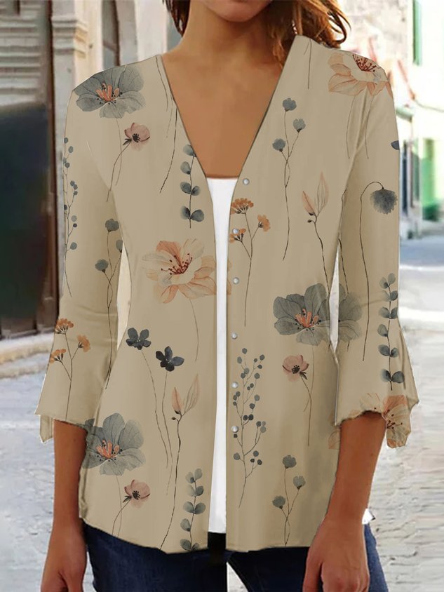 Marta - Kimono ample et décontracté à imprimé floral